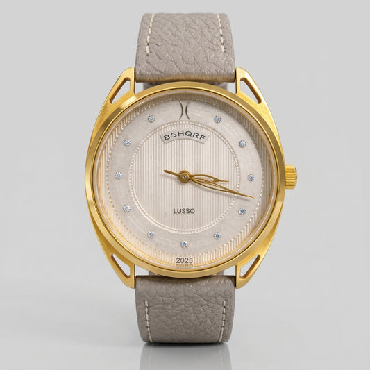 Lusso Automatic Watch – Gold 34mm