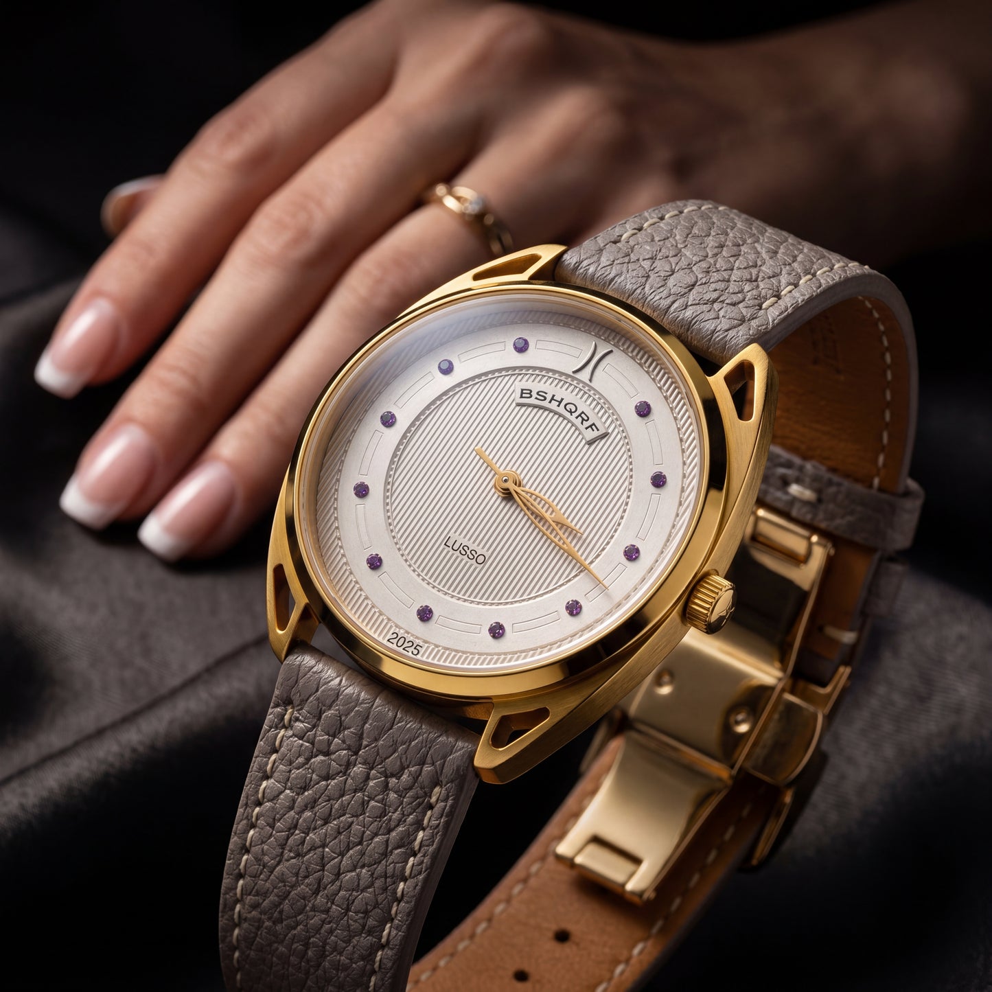 Lusso Automatic Watch – Gold 34mm