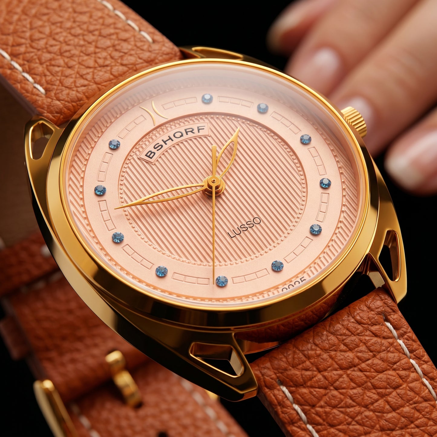 Lusso Automatic Watch – Gold 34mm
