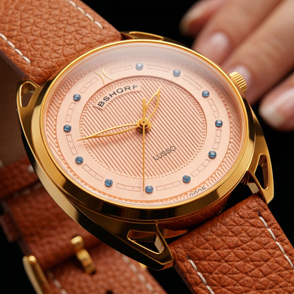 Lusso Automatic Watch – Gold 34mm