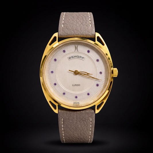 Lusso Automatic Watch – Gold 34mm