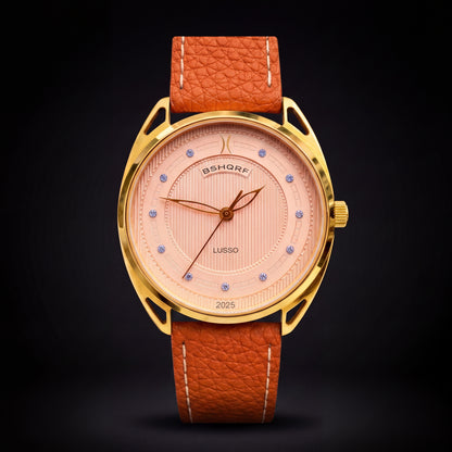 Lusso Automatic Watch – Gold 34mm